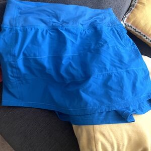 Lululemon Athletica Vibrant Blue Skort